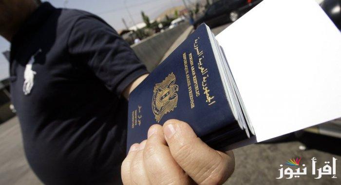 منصة حجز جواز سفر سوري 2025 حجز دور الجواز السوري بمنصة syria-visa.sy passport والمستندات المطلوبة